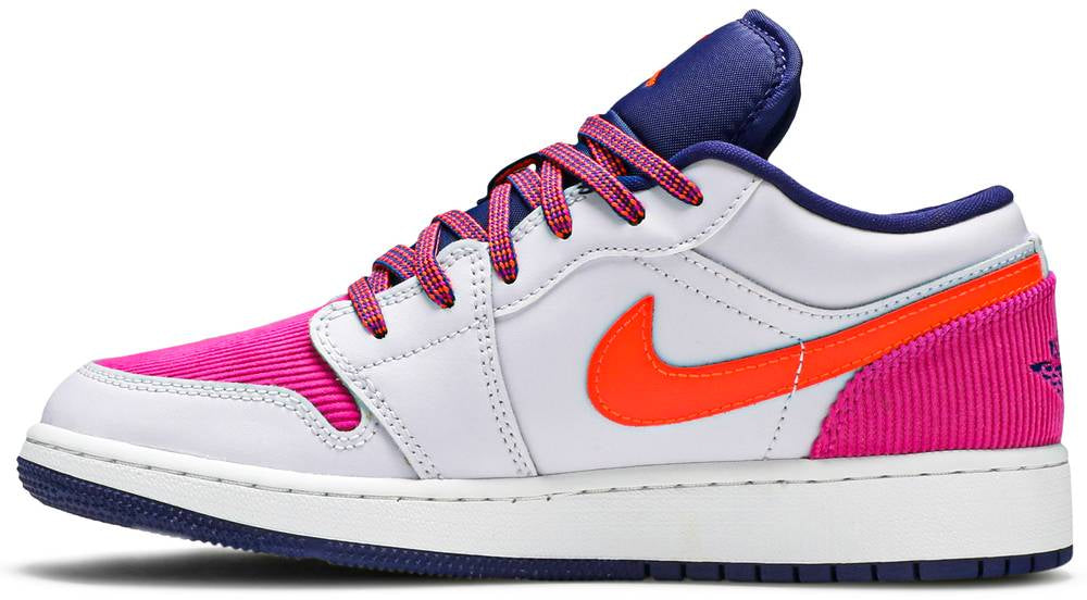 Air Jordan 1 Low GS Fire Pink Hyper Crimson