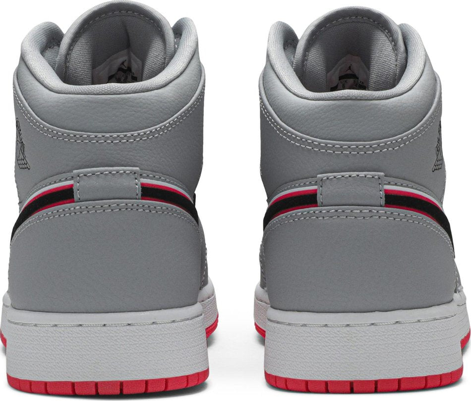 Air Jordan 1 Mid GS Wolf Grey Pink