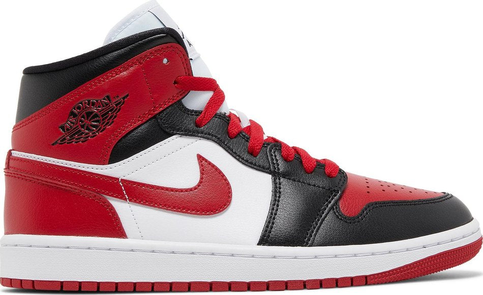 Wmns Air Jordan 1 Mid Alternate Bred Toe