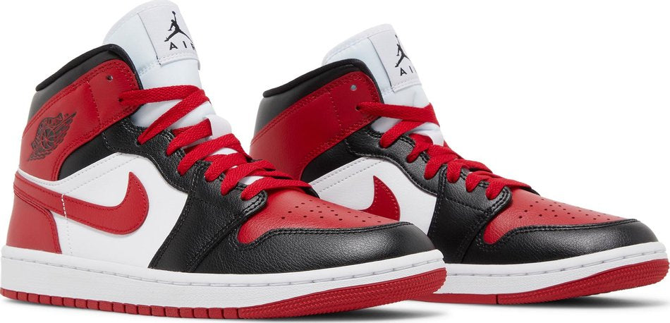 Wmns Air Jordan 1 Mid Alternate Bred Toe