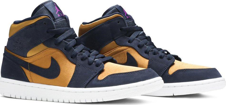 Air Jordan 1 Mid SE Premium Stain Gold