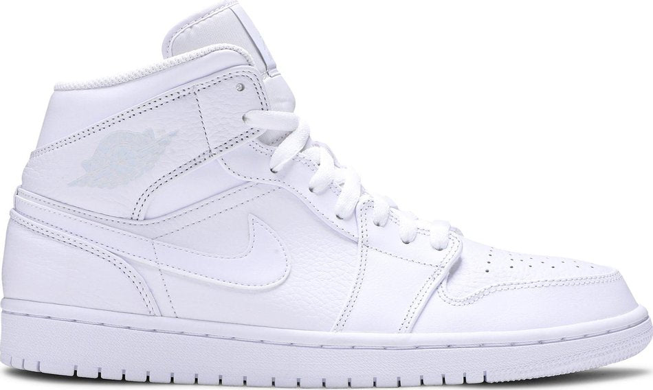 Air Jordan 1 Mid Triple White