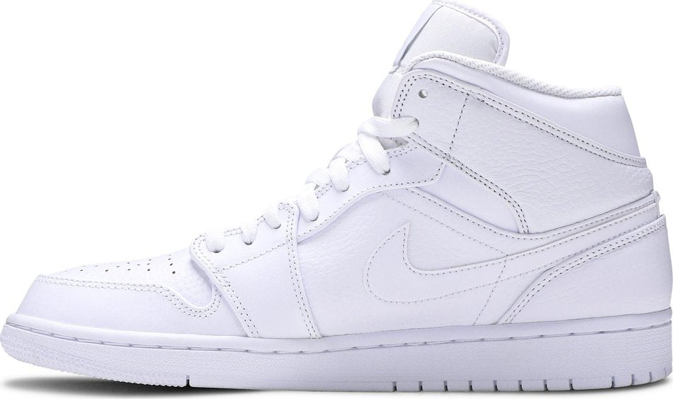 Air Jordan 1 Mid Triple White