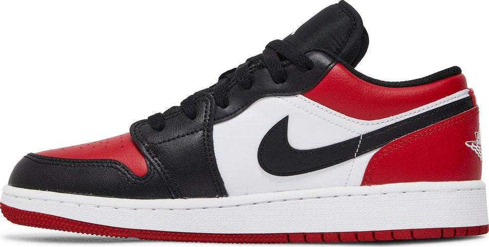 Air Jordan 1 Low GS Bred Toe