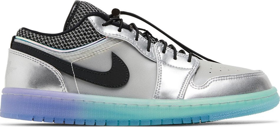 Wmns Air Jordan 1 Low SE Metallic Silver Gradient