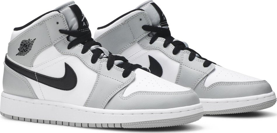 Air Jordan 1 Mid GS Light Smoke Grey