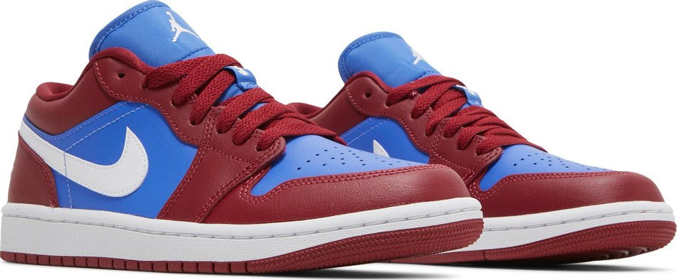 Wmns Air Jordan 1 Low Deep Red Blue