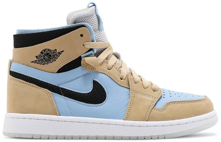 Wmns Air Jordan 1 High Zoom Comfort High Psychic Blue Sesame