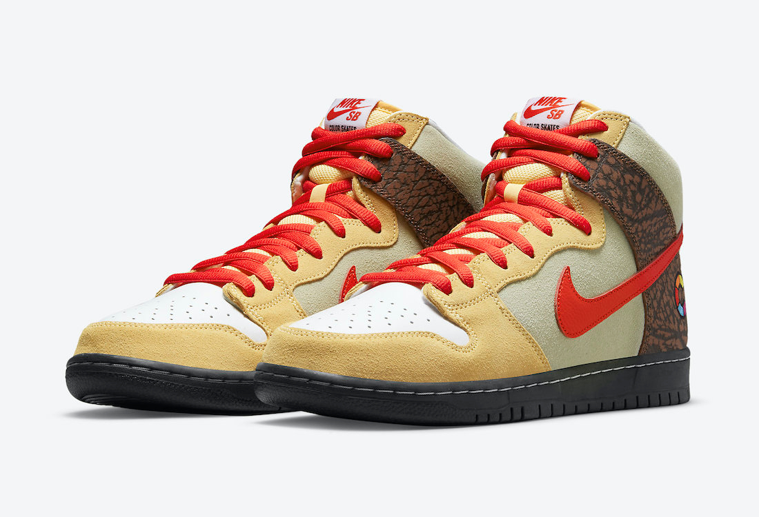 Color Skates x Dunk High SB 'Kebab and Destroy' CZ2205-700