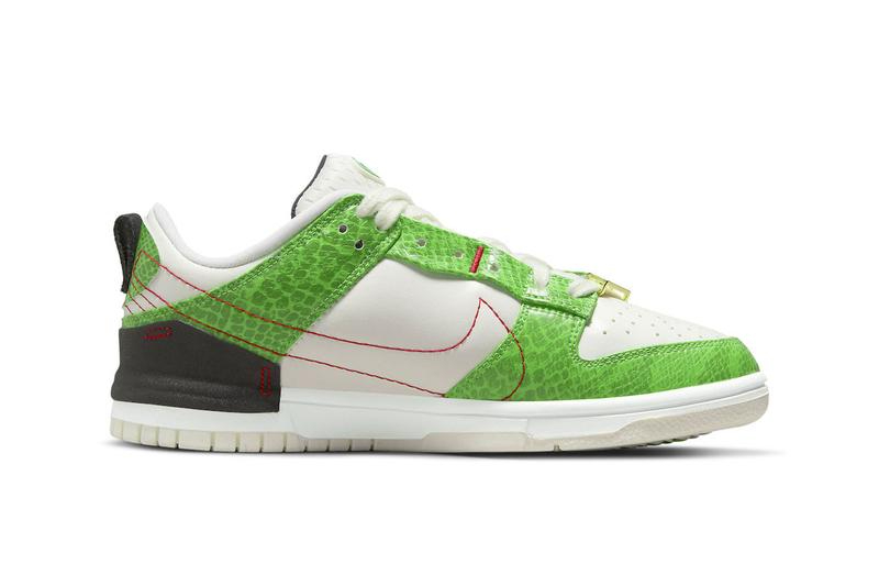 Wmns Dunk Low Disrupt 2 'Green Snakeskin' DV1491-101