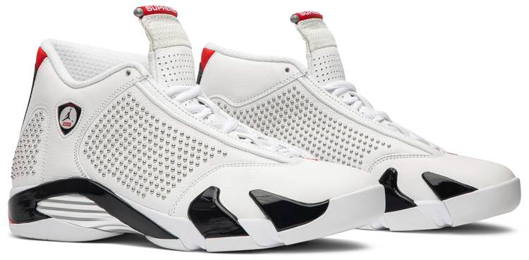 Supreme x Air Jordan 14 Retro White