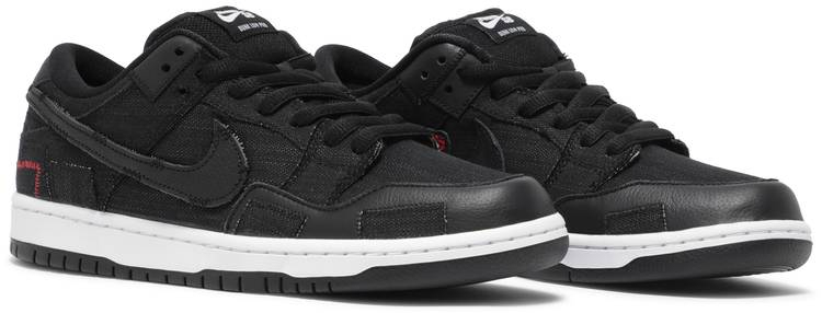 Wasted Youth x Dunk Low SB 'Black Denim' DD8386-001