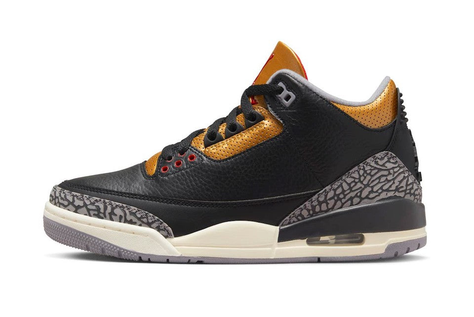 Air Jordan 3 Retro Black Gold