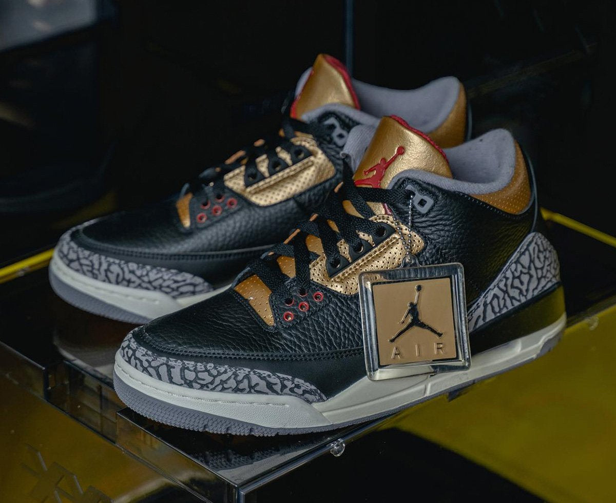 Air Jordan 3 Retro Black Gold