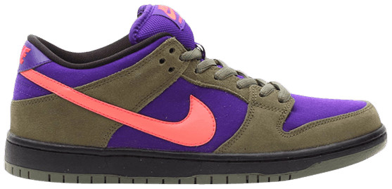 Dunk Low Pro SB 'Medium Olive Atomic Red' 304292-265