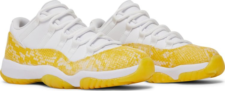 Wmns Air Jordan 11 Low Yellow Snakeskin