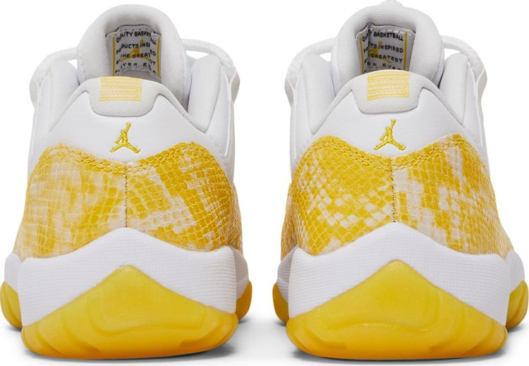 Wmns Air Jordan 11 Low Yellow Snakeskin