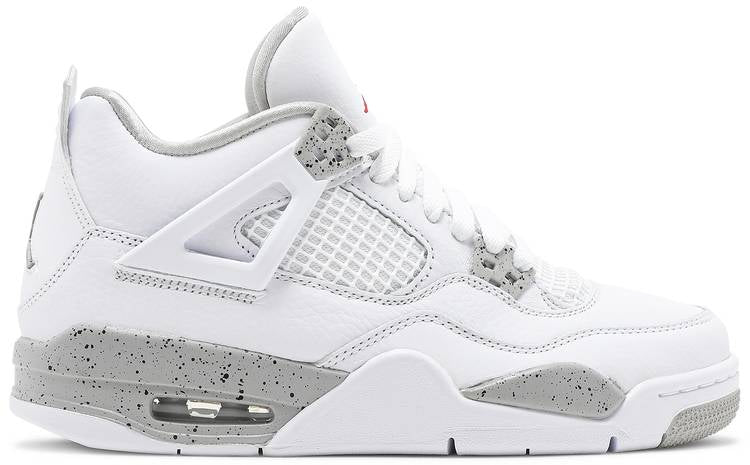 Air Jordan 4 Retro GS White Oreo