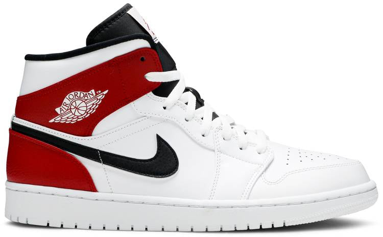 Air Jordan 1 Mid White Chicago