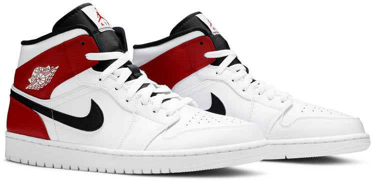 Air Jordan 1 Mid White Chicago