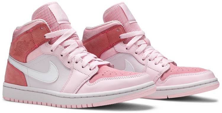 Wmns Air Jordan 1 Mid Digital Pink