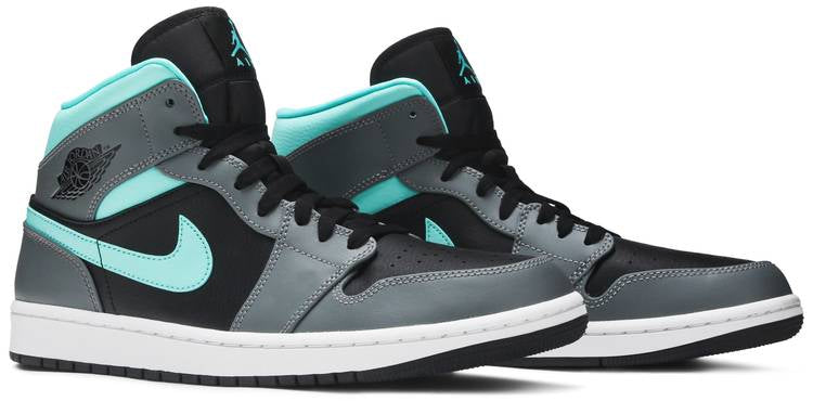 Air Jordan 1 Mid Grey Aqua