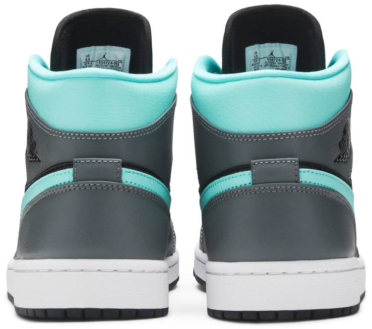 Air Jordan 1 Mid Grey Aqua