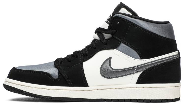 Air Jordan 1 Mid SE Satin Smoke Grey