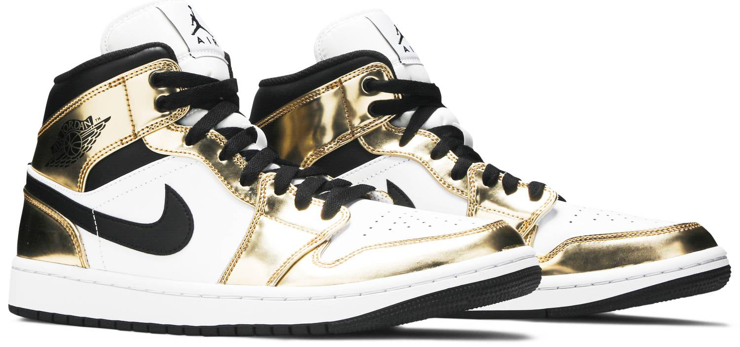 Air Jordan 1 Mid SE Metallic Gold