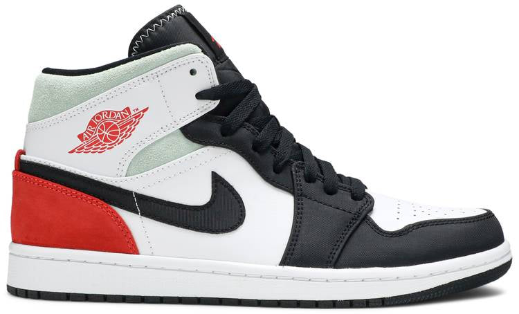 Air Jordan 1 Mid SE Red Black Toe