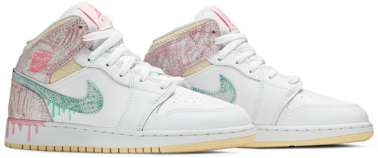 Air Jordan 1 Mid SE GS Ice Cream