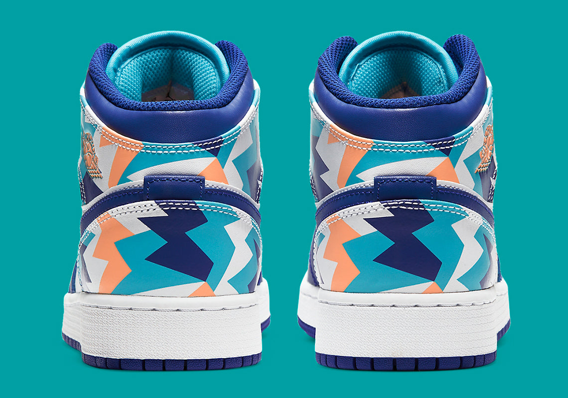 Air Jordan 1 Mid GS Geometric Pint