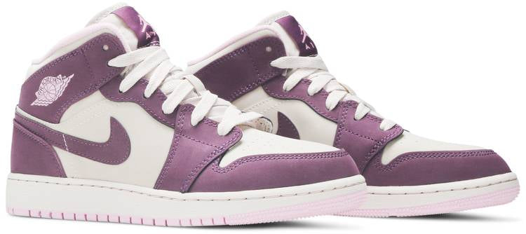 Air Jordan 1 Retro Mid GS Pro Purple