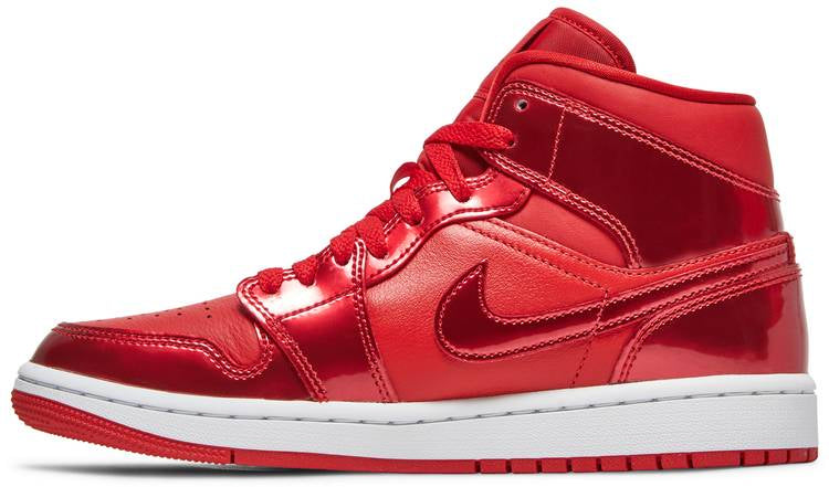 Wmns Air Jordan 1 Mid SE University Red Pomegranate