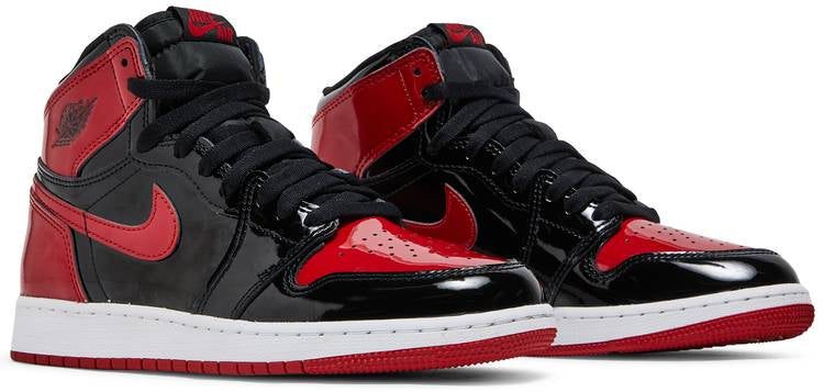 Air Jordan 1 Retro High OG GS Patent Bred