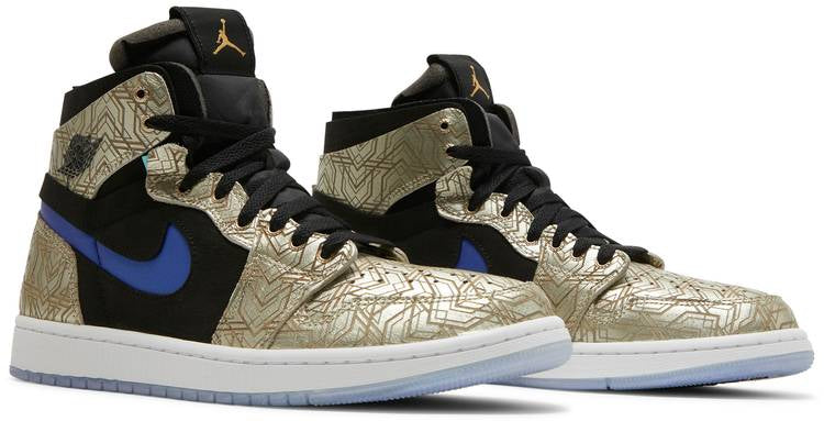 Air Jordan 1 Zoom Comfort Gold Laser