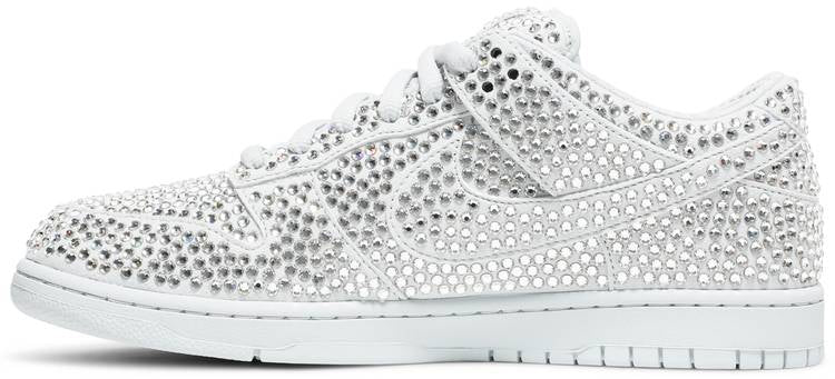 Cactus Plant Flea Market x Swarovski x Dunk Low Pure Platinum