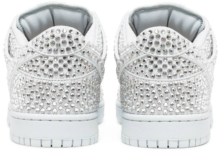 Cactus Plant Flea Market x Swarovski x Dunk Low Pure Platinum