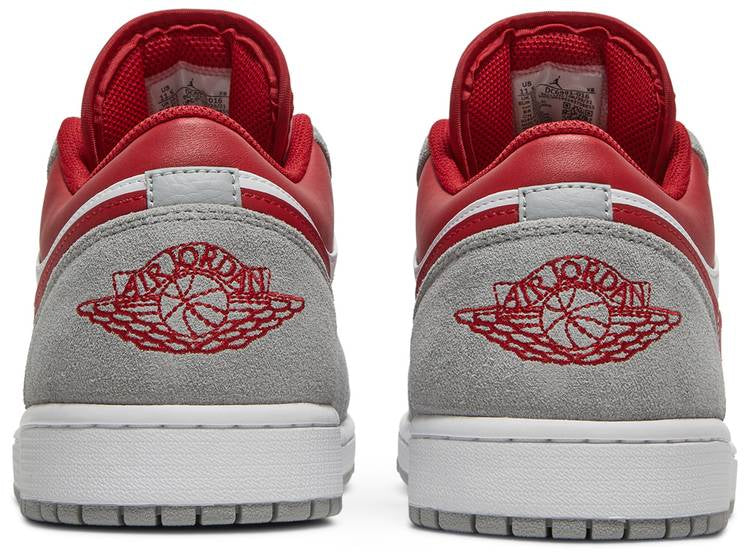 Air Jordan 1 Low SE Light Smoke Grey Gym Red