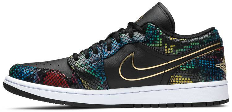 Wmns Air Jordan 1 Low Multi Snakeskin