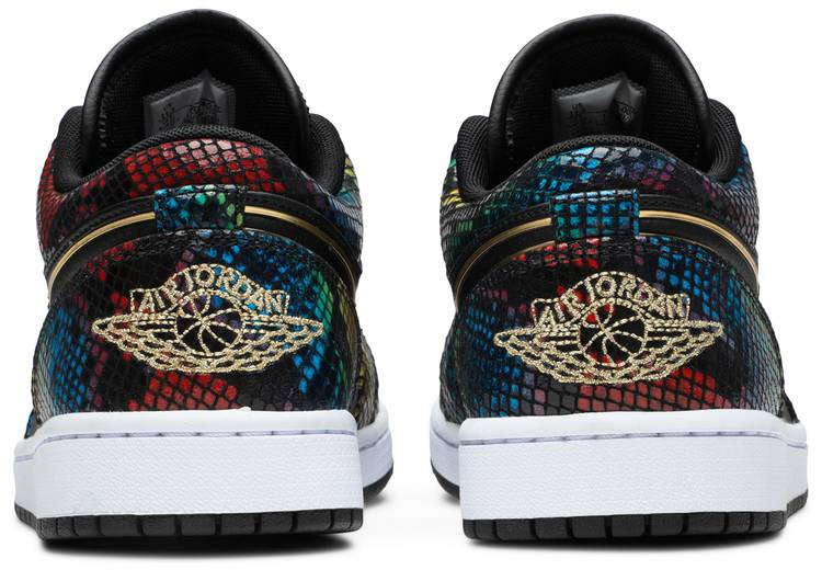 Wmns Air Jordan 1 Low Multi Snakeskin