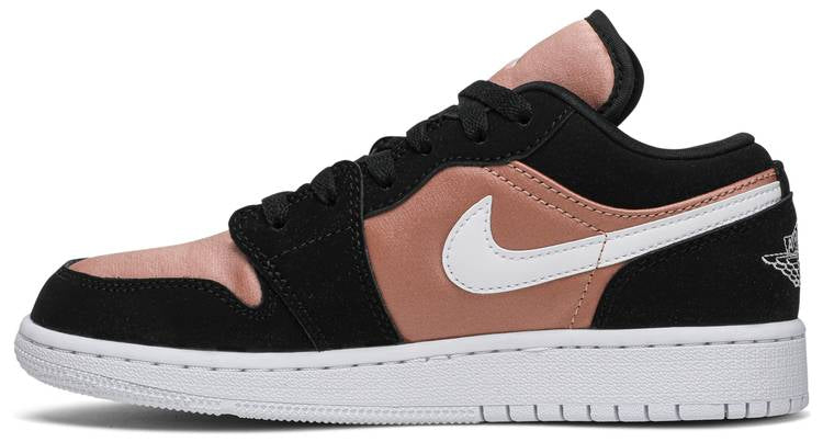 Air Jordan 1 Low GS White Rose Gold