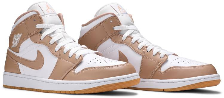 Air Jordan1 Mid Tan Gum