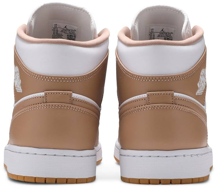 Air Jordan1 Mid Tan Gum