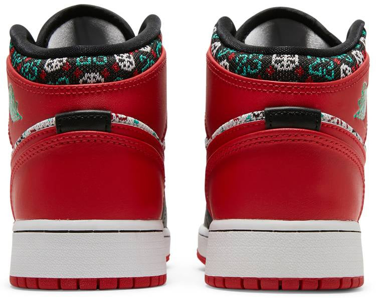 Air Jordan 1 Mid SE GS Ugly Christmas Sweater