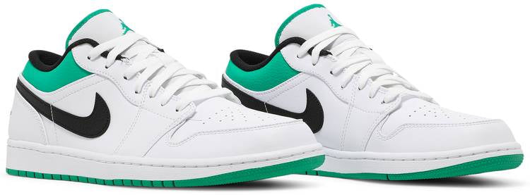 Air Jordan 1 Low White Lucky Green