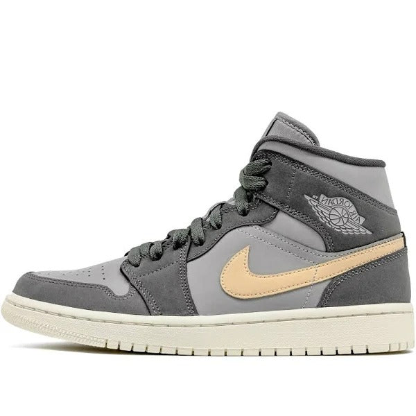 Wmns Air Jordan 1 Mid Iron Grey Onyx