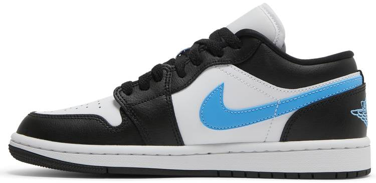 Wmns Air Jordan 1 Low Black University Blue