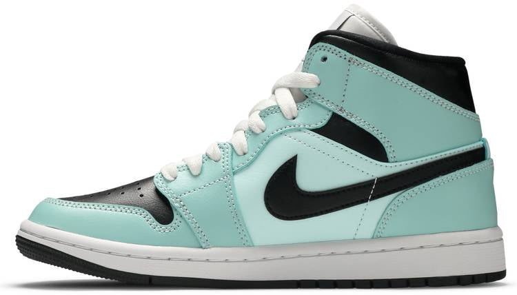 Wmns Air Jordan 1 Mid Aqua Black