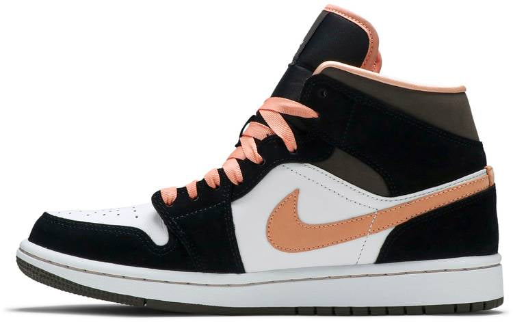 Wmns Air Jordan 1 Mid SE Peach Mocha